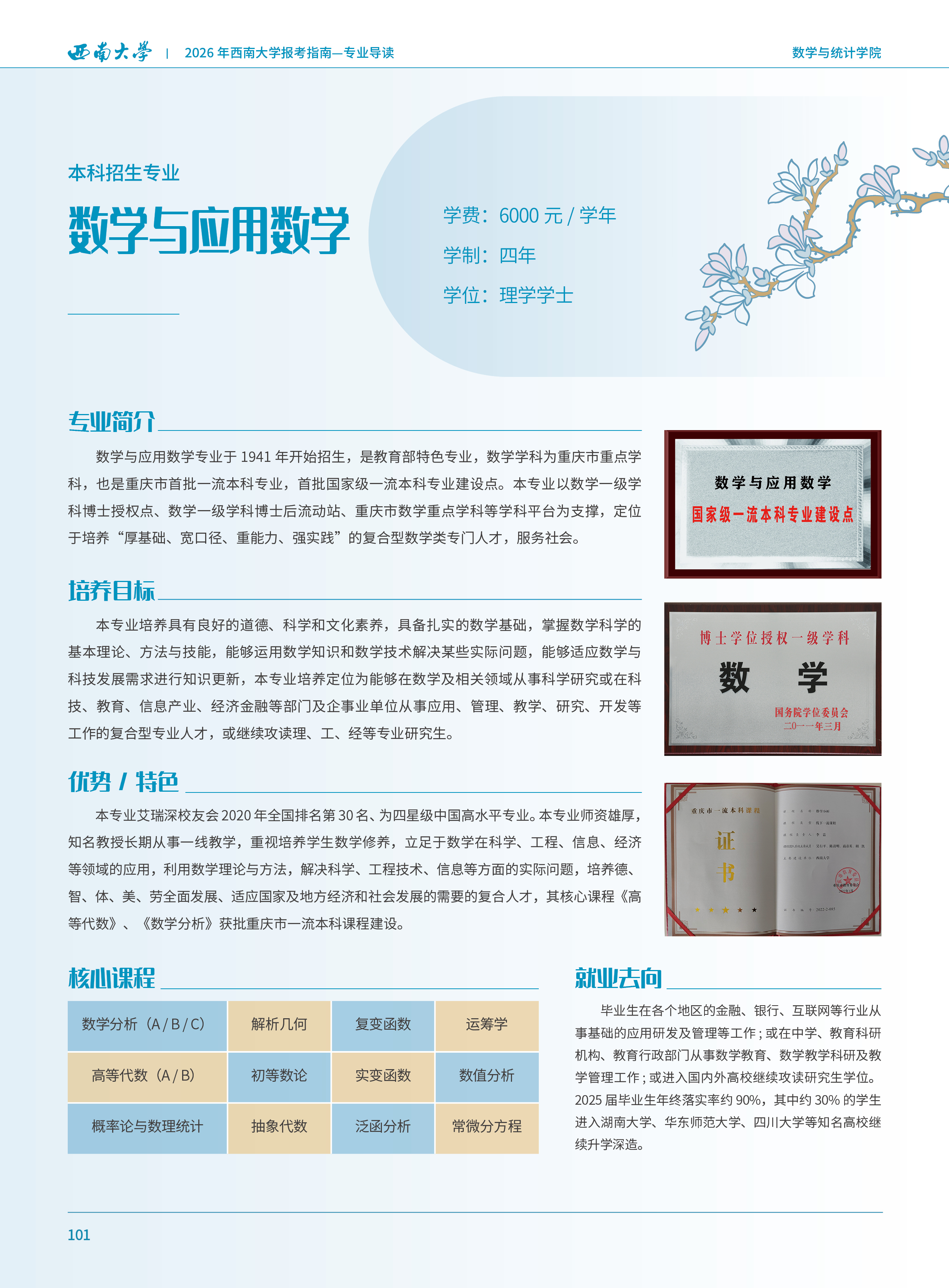 数学与应用数学-本科招生网